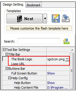 “The Book Logo” option