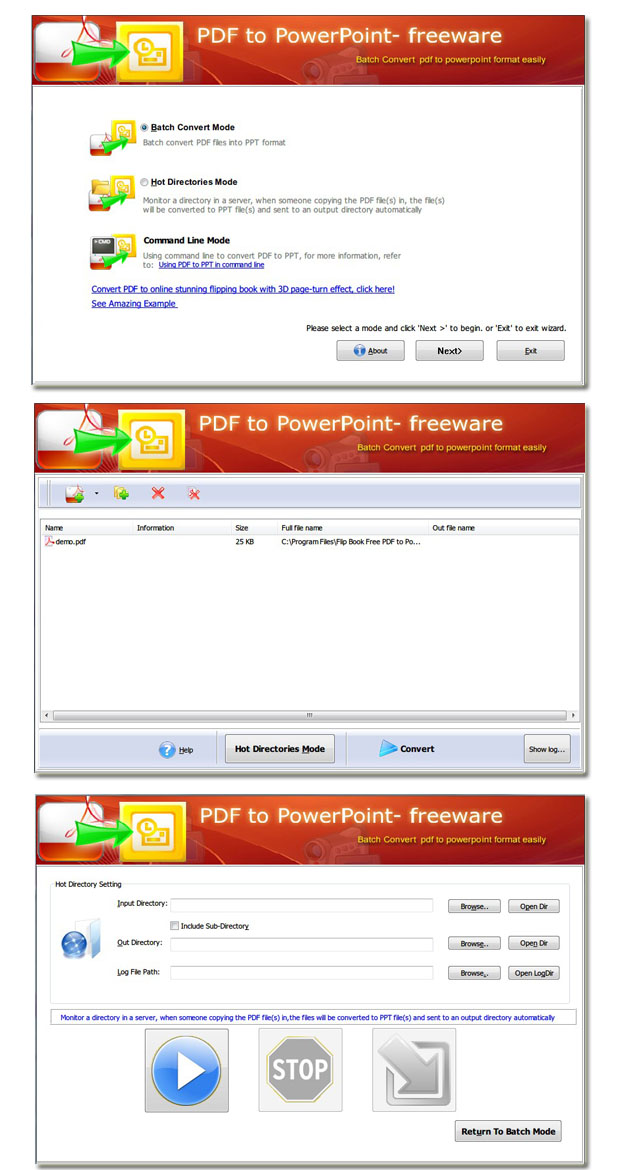 Flash Page Flip Free PDF to PPT screenshot