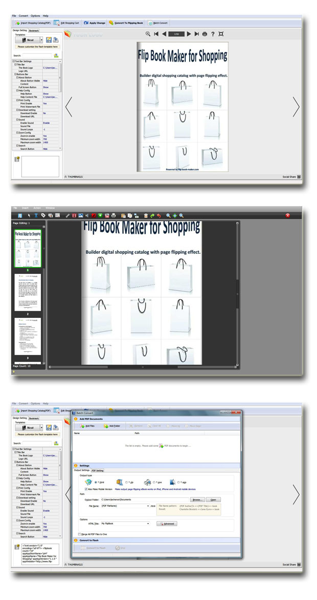 Windows 7 Flash Page Flip Shopping Catalog 2.6 full