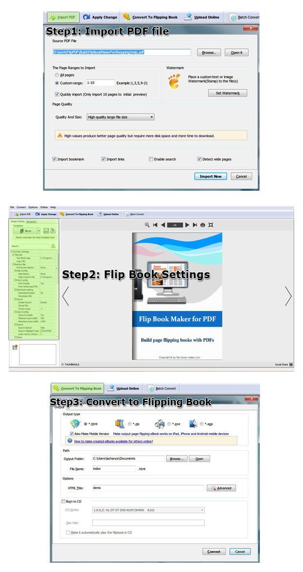 pdf-to-flash-page-flip-steps