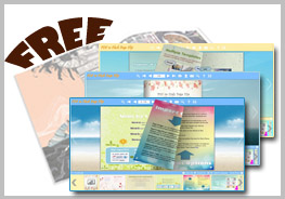 Blue style for PDF to Flash Page Flip