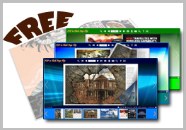 Flash Flip Book Templates of Concise Background Style