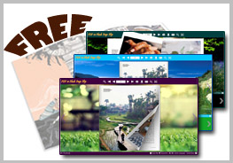 Grassland Theme for Flash Flip Book