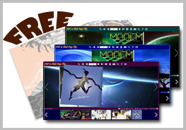 Flash Flip Book Templates of Planet Style