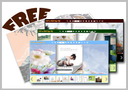 Plants Style for Flash Page Flip Book