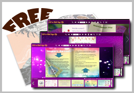 Purple Style for Flash Flipbook Template