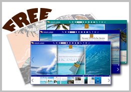 Sea Theme for Flash Page Flip Book