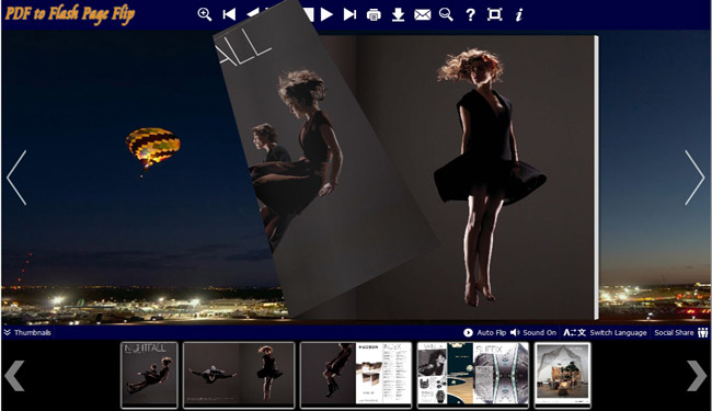 Balloon Theme for Flash Flip Book 1.0 full