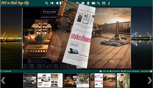 Night Templates for PDF to Flash Page Flip screenshot Night Templates for PDF to Flash Page Flip screenshot