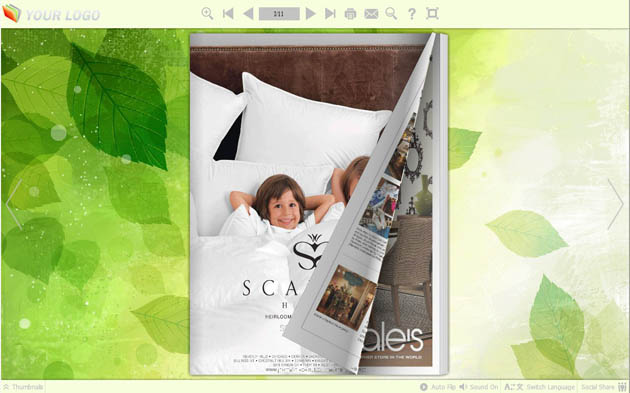 Animal Theme for Flash Page Flip Book