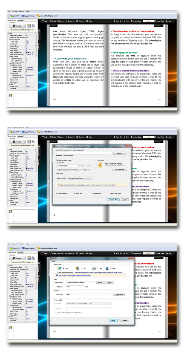 XPS-to-flash-page-flip-screenshots