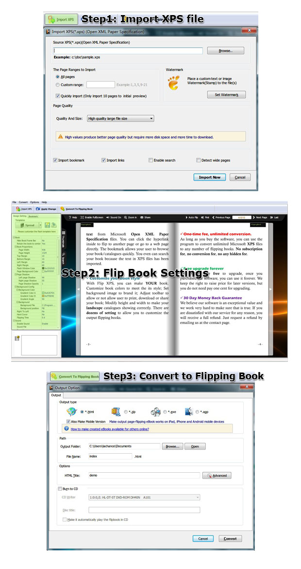 XPS-to-flash-page-flip-steps